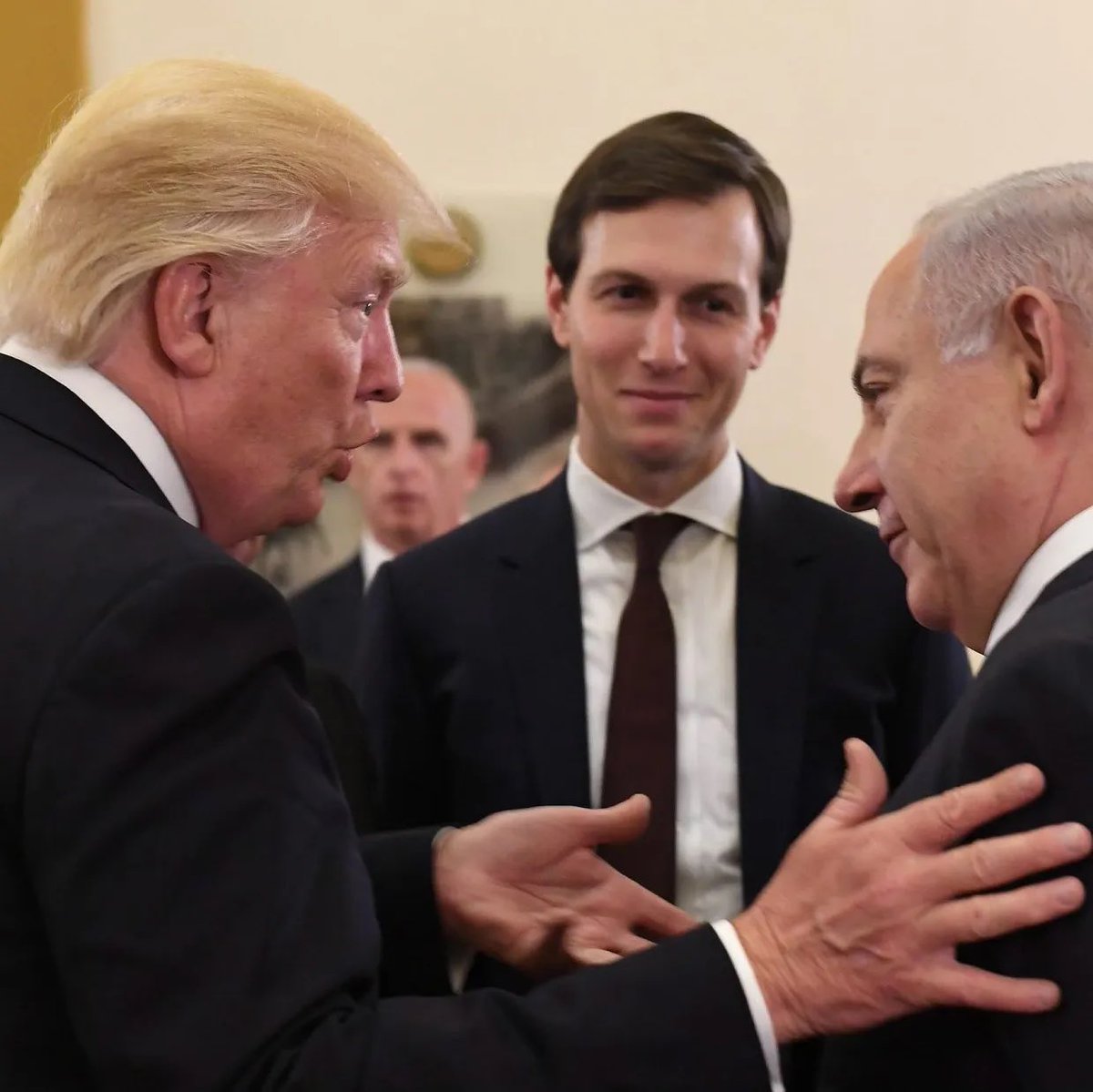 CryptoWhale's tweet photo. 2022 | Three years ago, after Trump had completed his first term, Kanye West spoke openly about Jared Kushner’s deep connections and lasting influence over Trump. He said:

“Sitting with Jared and sitting with Josh and finding out other pieces of information I was like wow these guys might have really been holding Trump back, like being a handler.
You know when he made these peace treaties, I just think it was to make money.”

Think about it.
