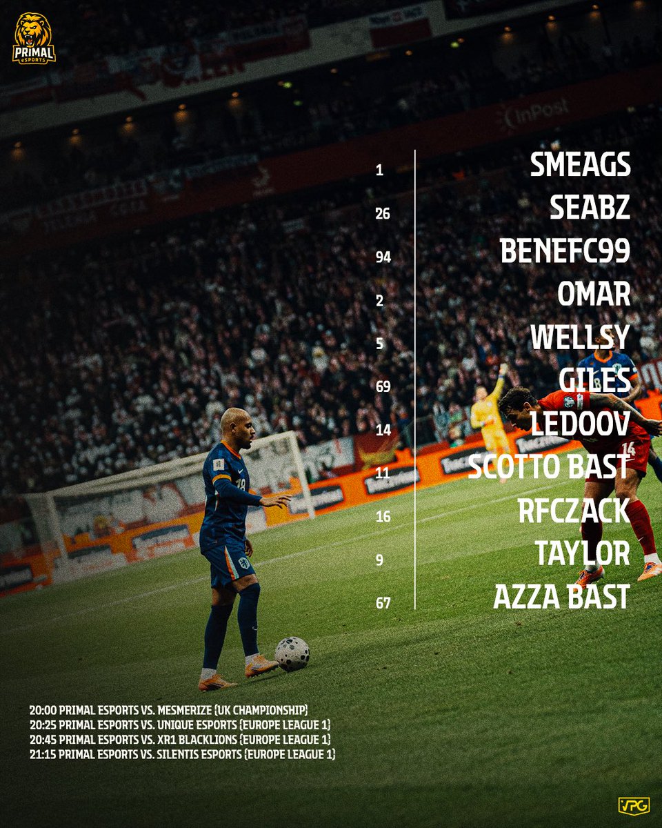 Primal eSports tweet media