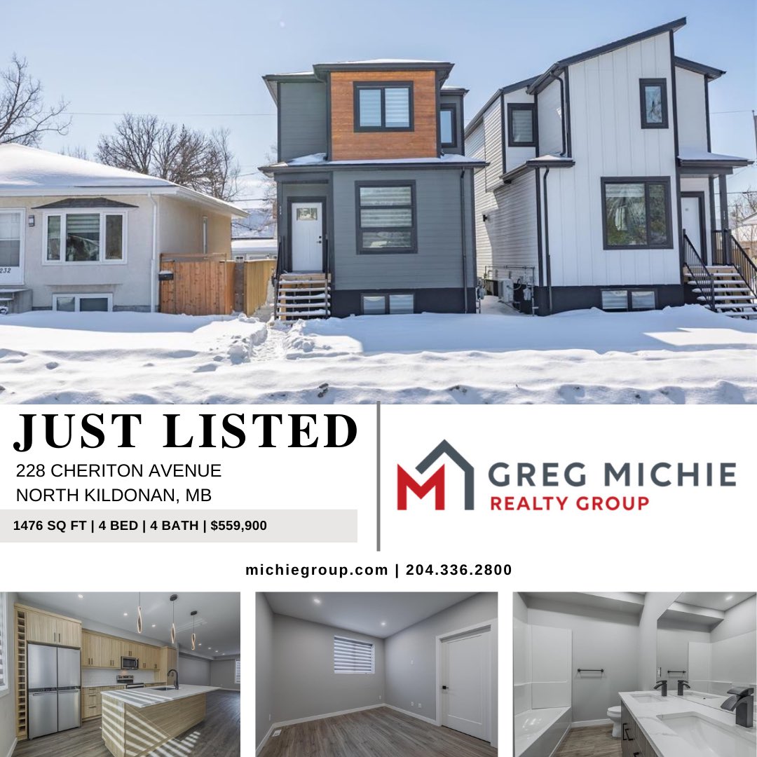 GregMichieTeam's tweet photo. ‼️JUST LISTED‼️ 

Exceptional opportunity with this stunning duplex offering premium construction and outstanding income potential built in 2023. 

🌎 https://t.co/jhMMQhwinl
☎️ 204.336.2800
📧 info@gregmichie.com https://t.co/mrHvjGTxV7