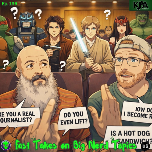 KJandApodcast's tweet image. Jay &amp;amp; Kevin run through pop culture topics with quick questions and instant ratings—overrated, underrated, genius, lazy, iconic, or exhausting.

Naturally, it turns into debates, hot takes, and immediate regret. 

Links ⬇️

@unfpod @PodNationPods #PopCulture #Reviews #RapidFire