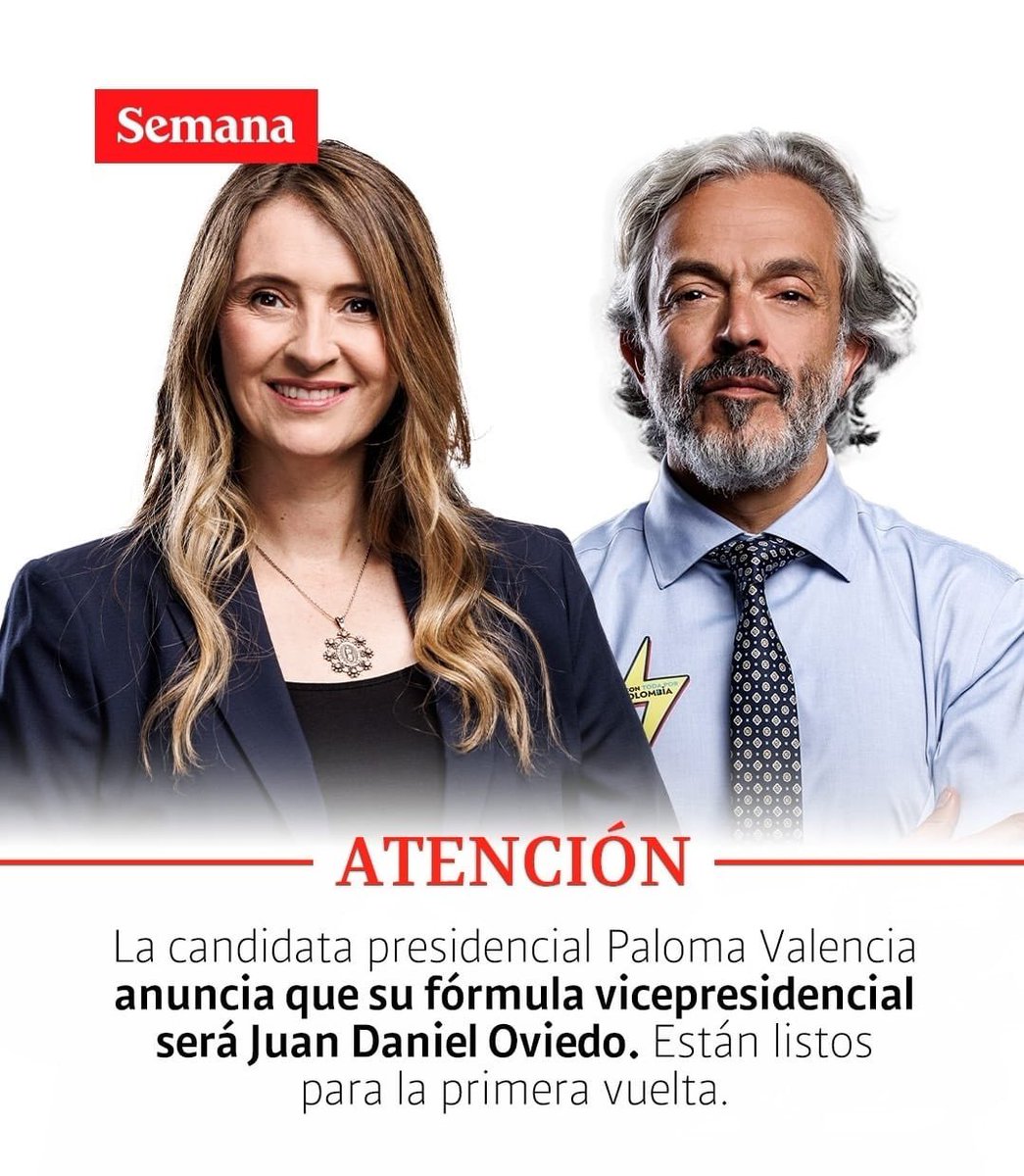 JulianHoyosar's tweet photo. Error grande de @PalomaValenciaL escoger a @JDOviedoAr, por dos razones:

• El centro es un espacio ya ocupado. Mediocremente, pero Fajardo va a ir hasta el final en primera vuelta. El votante centrista siempre va a preferir a Fajardo. Paloma le es “muy radical” por ser uribista. 

• Los votos de Oviedo en la consulta están inflados. Normalmente, en las primarias de un partido, solo los miembros de un mismo partido pueden votarlas. En Colombia, al ser las otras consultas de izquierda irrelevantes, muchos votantes de izquierda votaron por Oviedo, pero nunca votarían esta fórmula. Era voto “sabotaje”.

Por intentar ser ni de derecha ni de centro, al final no termina siendo nada. Y esa “nada” queda destinada a fracasar.