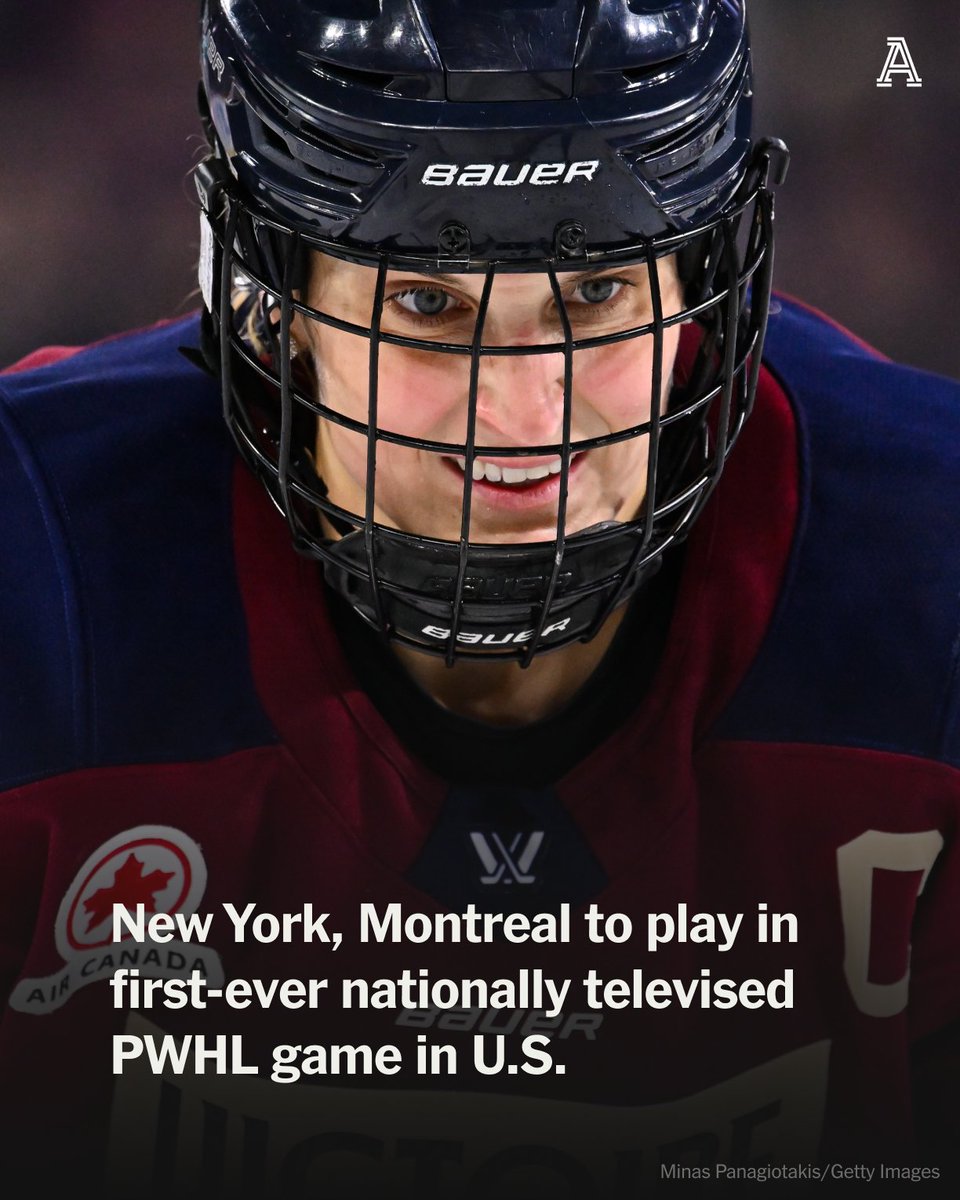 NEWS: The PWHL’s March 28 “Takeover Tour” game between the New York Sirens and the Montreal Victoire will be on national television in the United States for the first time, the league announced on Thursday.