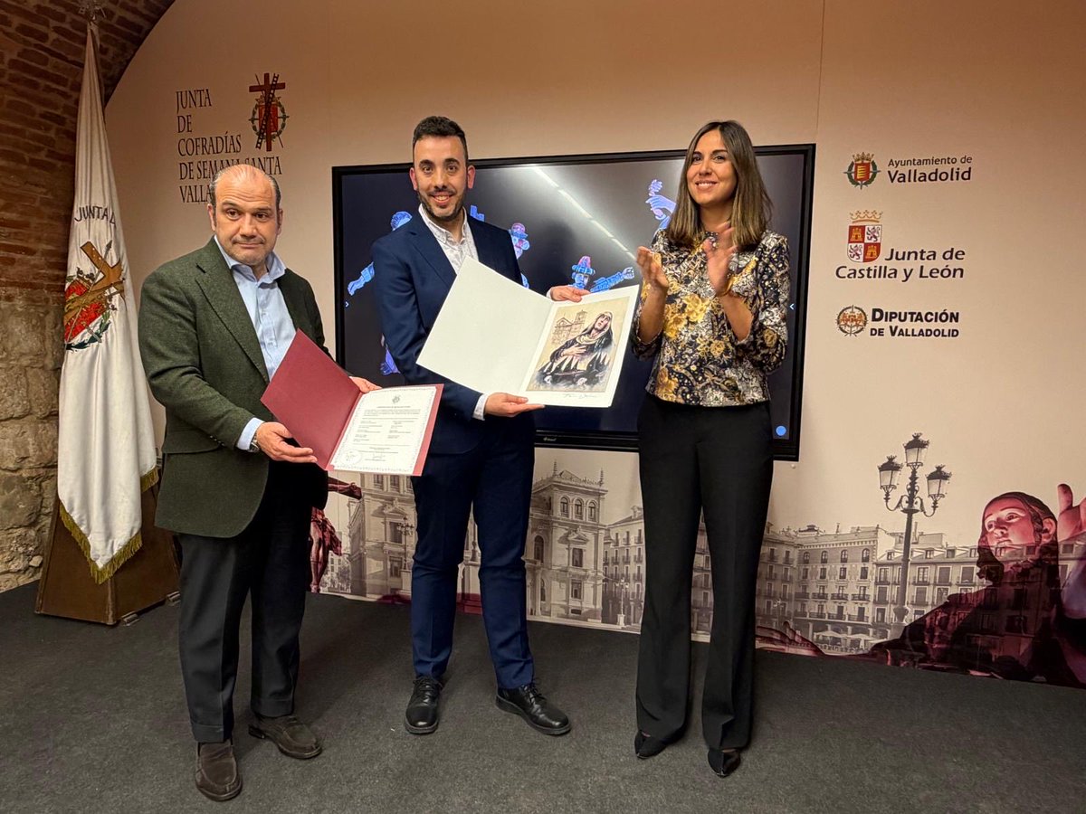 infoVLL's tweet photo. Descubre la #SemanaSanta de Valladolid a través del libro dedicado al escultor Pedro Verdugo.

📕 La @jcssvall ha presentado la obra del historiador del arte @Javierbaladron que pone en valor la figura del escultor vallisoletano y destaca una de sus creaciones más singulares: la maqueta de la Procesión General de la Sagrada Pasión del Redentor.

Un trabajo que recupera y reivindica su legado artístico al servicio de una de las tradiciones más emblemáticas de la ciudad 💜