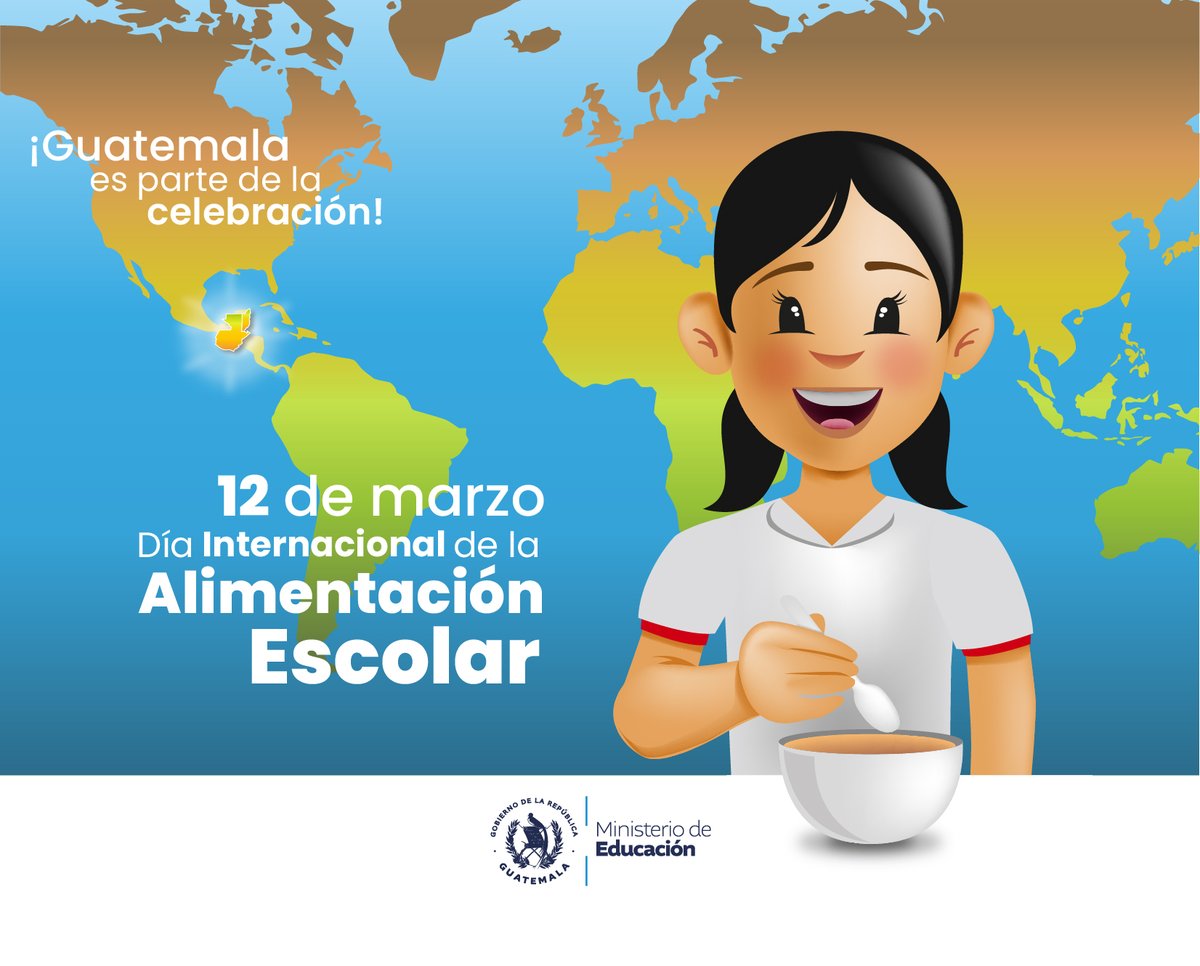 *Una buena alimentación también educa.*
En el Día Internacional de la Alimentación Escolar, recordamos que cada alimento que llega a
los centros educativos contribuye al bienestar, al aprendizaje y al desarrollo de nuestras niñas,
niños y adolescentes.
#DíaDeLaAlimentaciónEscolar