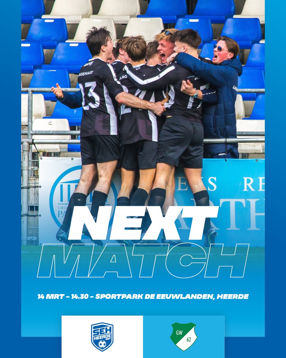 vvSEH's tweet photo. 💙 🤍 ! M A T C H D A Y ! 🤍 💙
⚽️@vvSEH - @groenwit62
⏰ Aanvang: 14.30 uur
🗣 Dhr. Q. Verduin
🏟 Sportpark 'De Eeuwlanden'
🚨 Begin derde én laatste periode
🥳 Pupil van de Week: Hugo Eikelboom (JO11-2)
🎉 Nummers 6 en 11 tegen elkaar
#oost3N #wijzijnSEH #sehgw #komook https://t.co/11ZmvWWiLa
