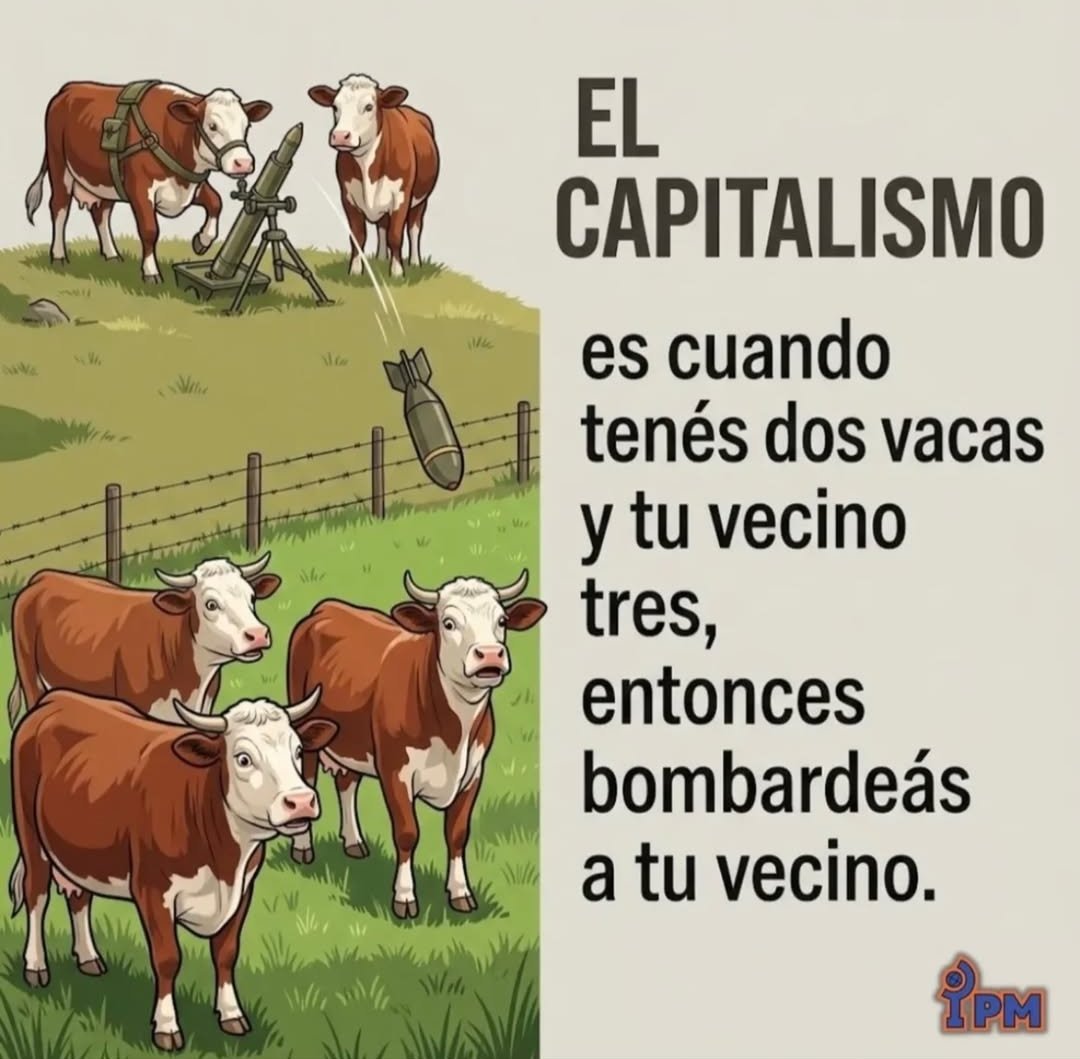 El capitalismo explicado con vacas.