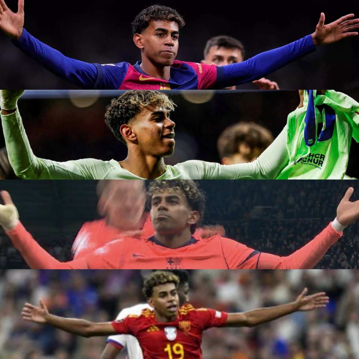 Central Lamine Yamal tweet media