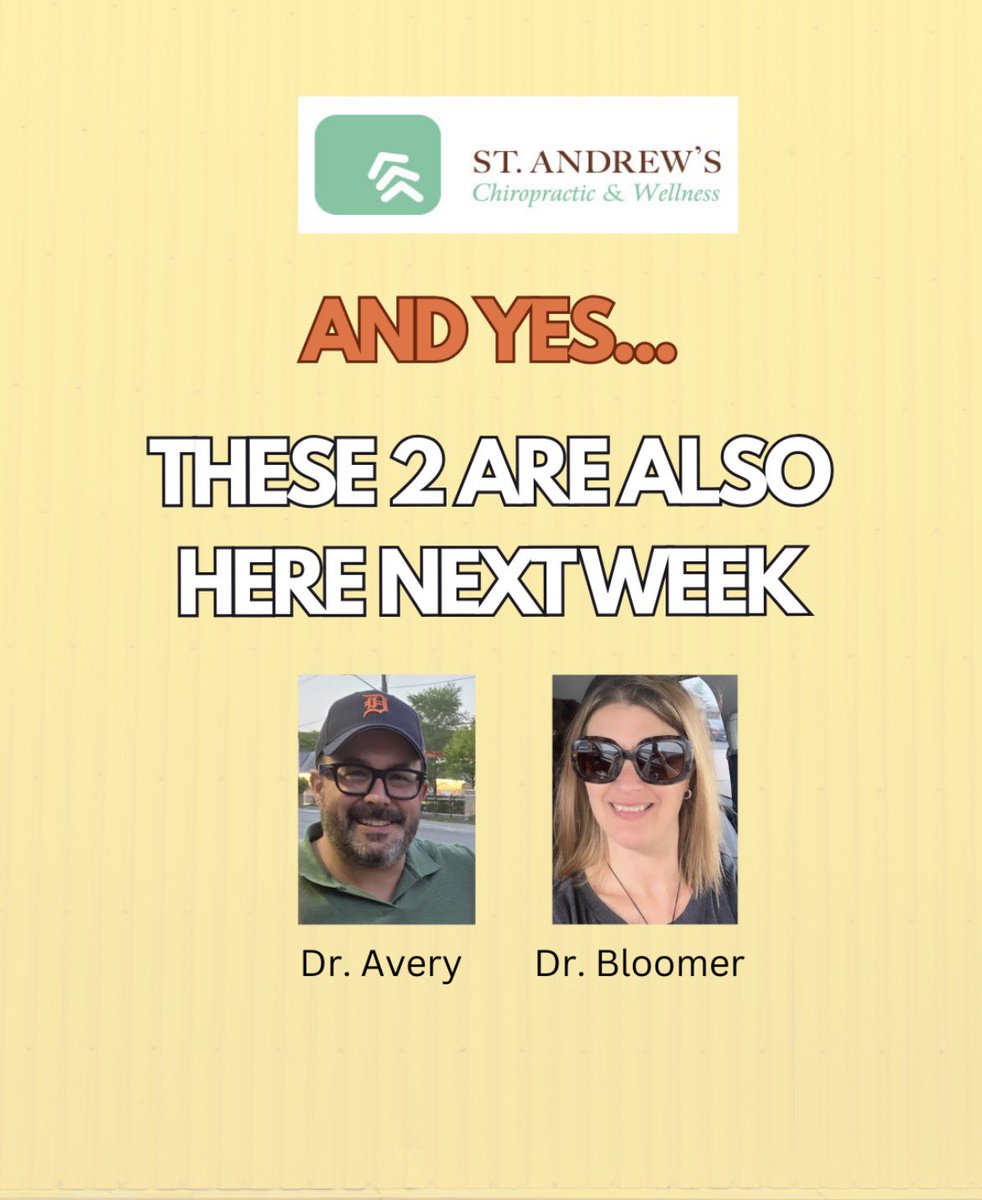 StAndrewsChiro's tweet photo. If your March break is a “Stay-cation” why not get in for a #massage?  There’s still a few spots left next week so act fast! 🏃‍♂️💨

Rest assured Dr. A. &amp; Dr. B. will also be here Monday to Thursday during March Break. 😃 https://t.co/PekSelnq0k