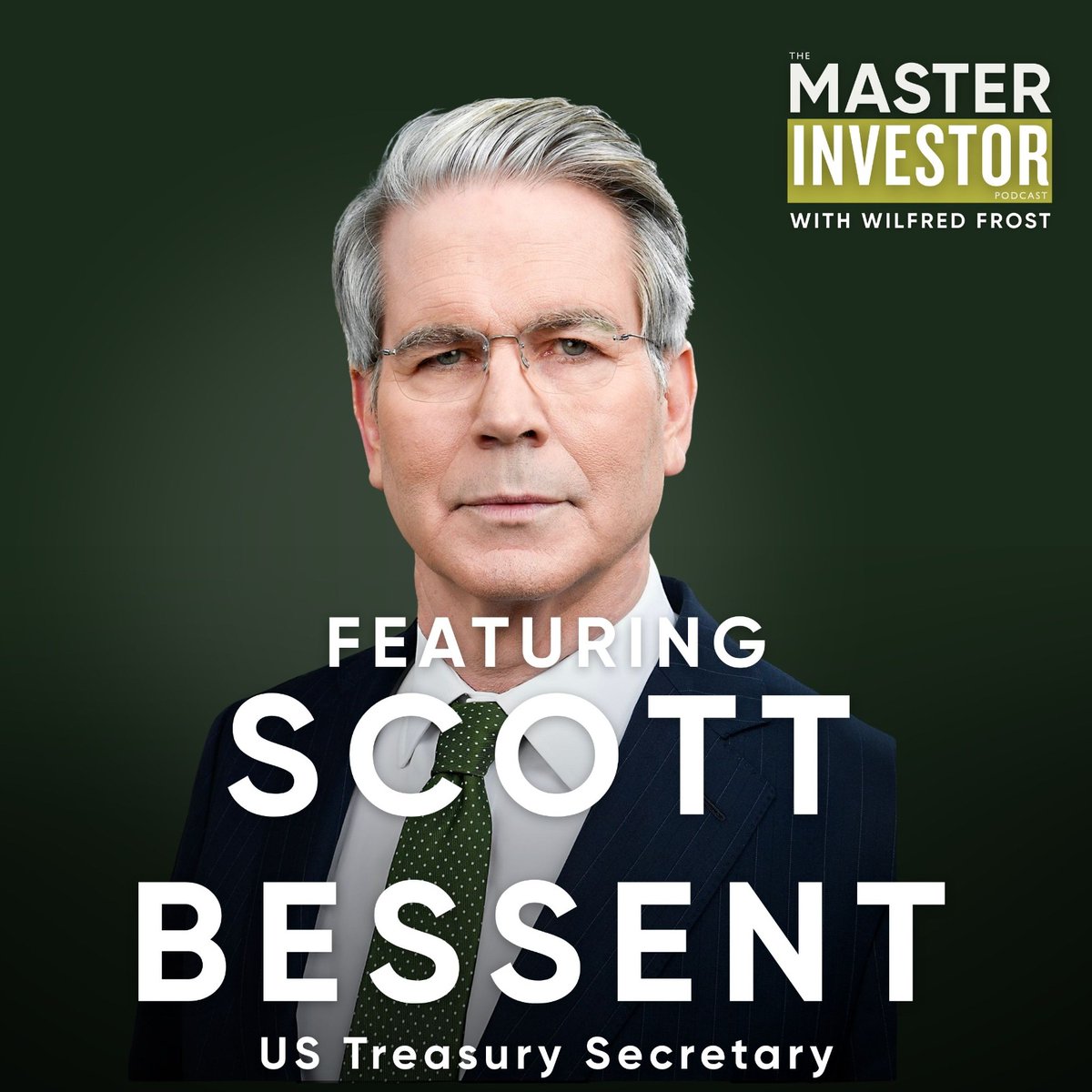 🚨NEW EP: WORLD EXCLUSIVE with <a href="/USTreasury/">Treasury Department</a> <a href="/SecScottBessent/">Treasury Secretary Scott Bessent</a>:

-latest on Iran 
-being "guardian of the bond mkt"
-know your risk tolerance &amp; stay in the game
-oil, gold, Fed, Yen &amp; more

Apple: podcasts.apple.com/gb/podcast/sco…
Spotify:open.spotify.com/episode/1n5QRd…