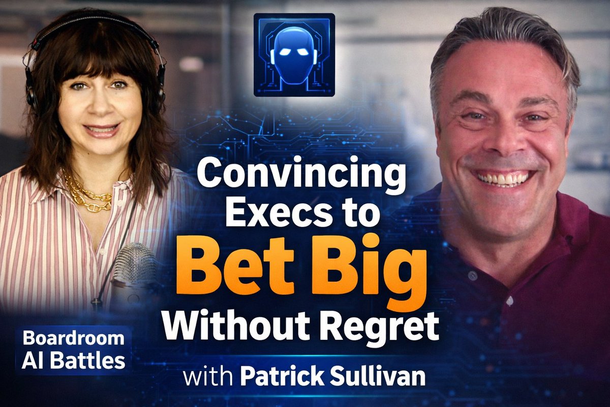lyakovet's tweet photo. 🌟 Boardroom AI Battles: Convincing Execs to Bet Big Without Regrets 

Dive into #SaugaTalks with Patrick Sullivan on AI governance, risks, & bold bets! 

From $4B success stories to deepfake pitfalls—essential for leaders in 2026's AI boom.

What's your biggest AI challenge? Reply! 

Listen: https://t.co/gdnUlpUhxS
Watch: 
https://t.co/v9ykj3YoTF

#AIGovernance #AILeadership #TechInnovation #EnterpriseAI