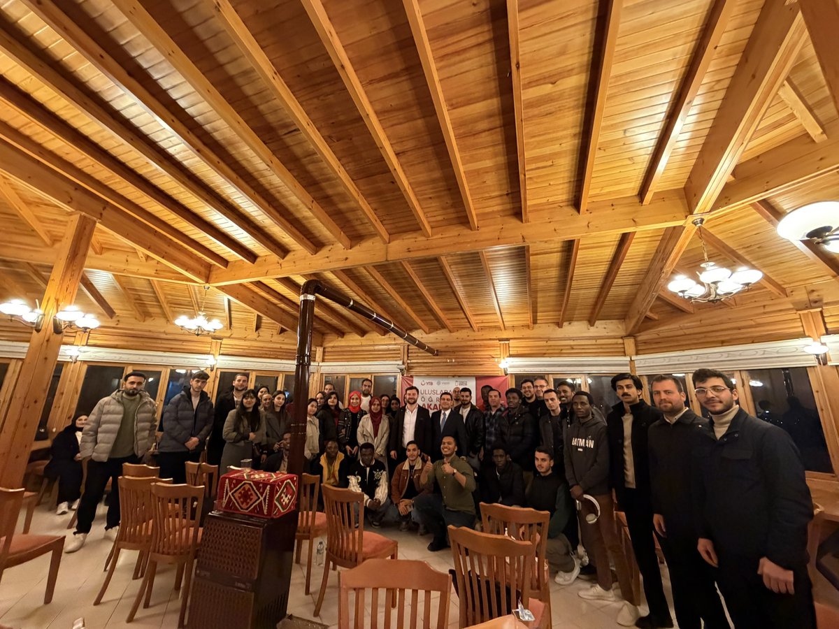 ussod_org's tweet photo. YTB Yurtdışı Türkler ve Akraba Topluluklar Başkanlığı ile USSOD Uluslararası Sosyal Sorumluluk Derneği işbirliğince  düzenlenen 2026 Uluslararası Öğrenci Akademisi kapsamında geleneksel iftar yemeğimizi gerçekleştirdik.

@yurtdisiturkler @haditurus  @muctebabektas https://t.co/Ixnrd6nHWw