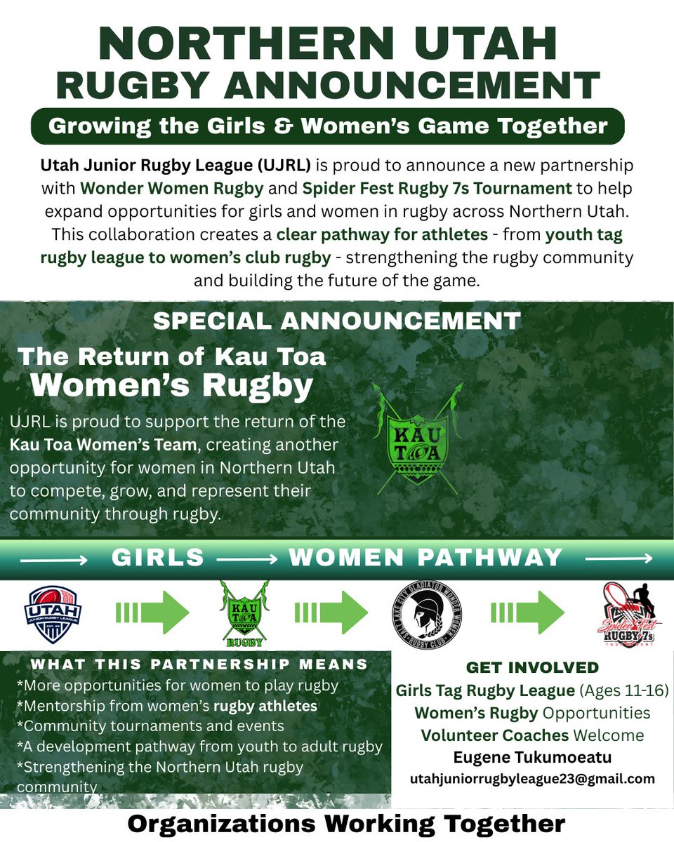 Utah Junior Rugby League tweet media