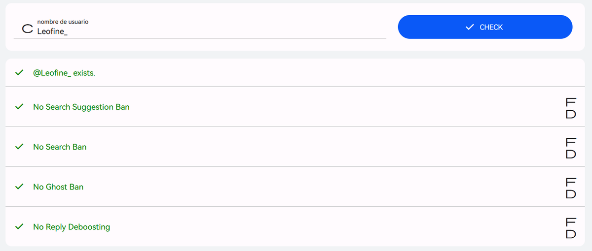 Leofine_'s tweet photo. Se habla mucho del Shadow Ban que por cierto, hice la prueba para confirmar pero desde otra pagina para asegurarme.

Use este enlaca: https://t.co/pOcwt108HI https://t.co/gPOzL9JlQp