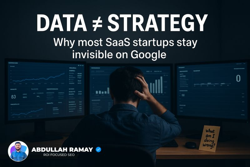 ramayabdullah0's tweet photo. 6 months. $200 on Ahrefs. 10 blog posts. 0 traffic.
 This is the exact story I hear from 8 out of 10 SaaS founders and devs.

People say “SEO is broken/dead/gone/blabla.”
No - the problem is most businesses are trying to fix visibility with their data, not strategic direction. https://t.co/5q5HN4dCUl