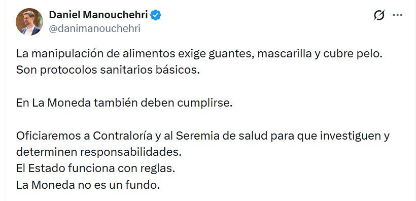Me imagino que el diputado <a href="/danimanouchehri/">Daniel Manouchehri</a> preocupado de este tipo de estupideces debe haber oficiado rápidamente a Contraloría cuando murió un gasfiter por sobre exceso de trabajo con jornadas de 24 horas. ¡Qué manera de hacer perder tiempo y recursos públicos a la Contraloría!