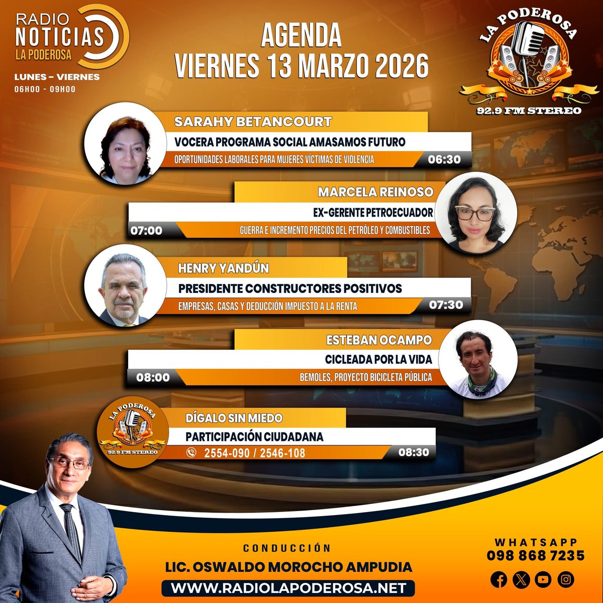 La Poderosa 92.9 FM tweet media