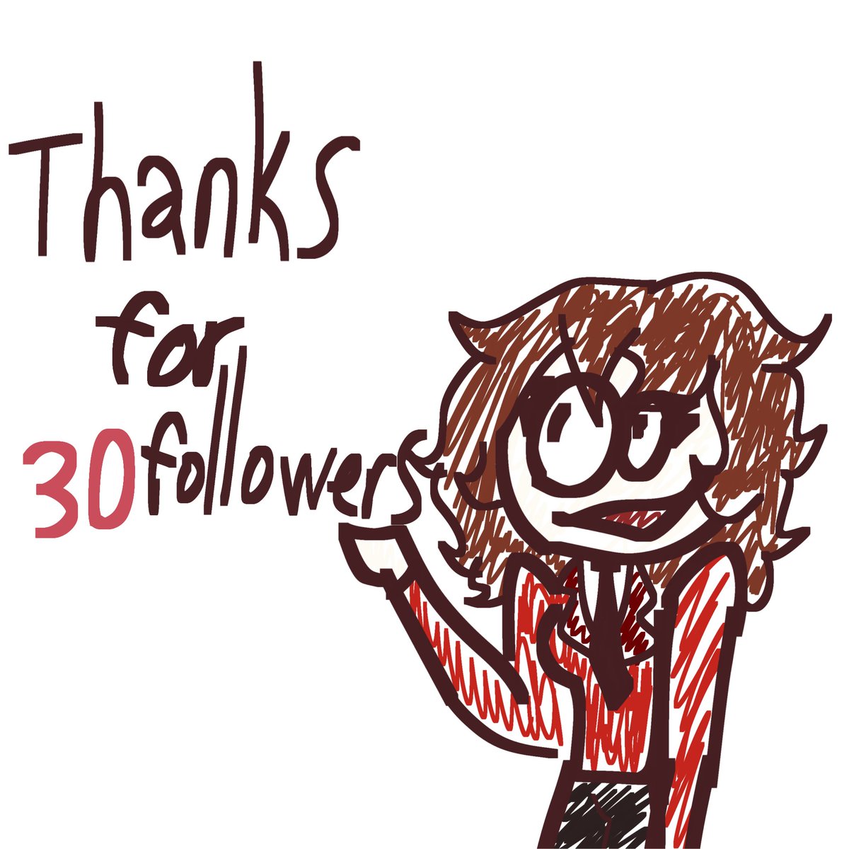 Finally hit 30 followers, thanks everyone!! (≧∇≦)/