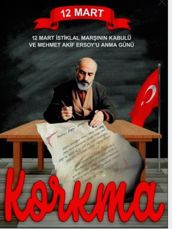 Bandral11's tweet photo. İstiklal Marşı tek kelimeyle diyorki:
KORKMA..! https://t.co/ig6X3DMD78
