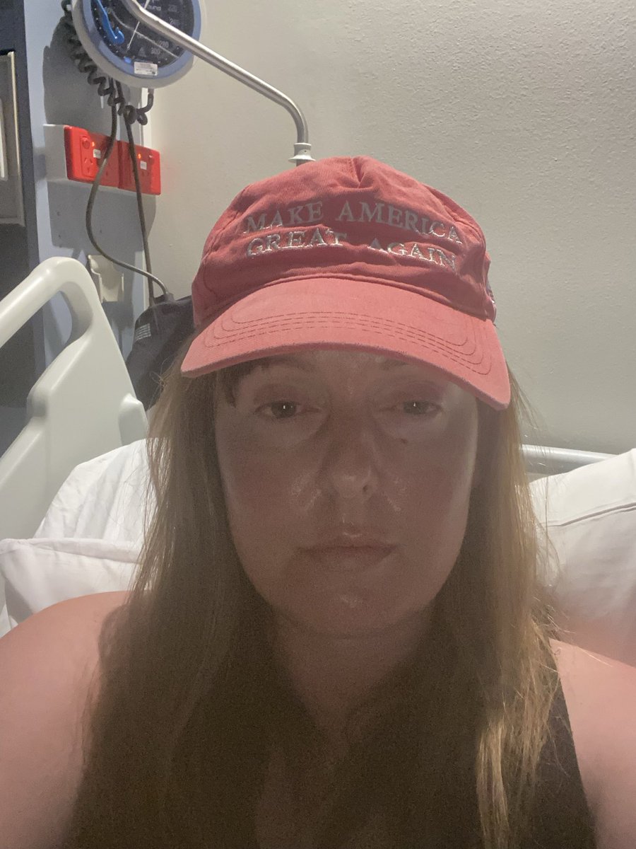 AnnaBasic2's tweet image. I’m in a beautiful #Catholic hospital following #neurosurgery

The pain is nasty 🥺 as I have both a  #fentanyl and #ketamine PCA and still the pain is breaking through it. 

But as always I have my #MAGA hat on and i thank god we have @realDonaldTrump as our President 🇺🇸🥲♥️.