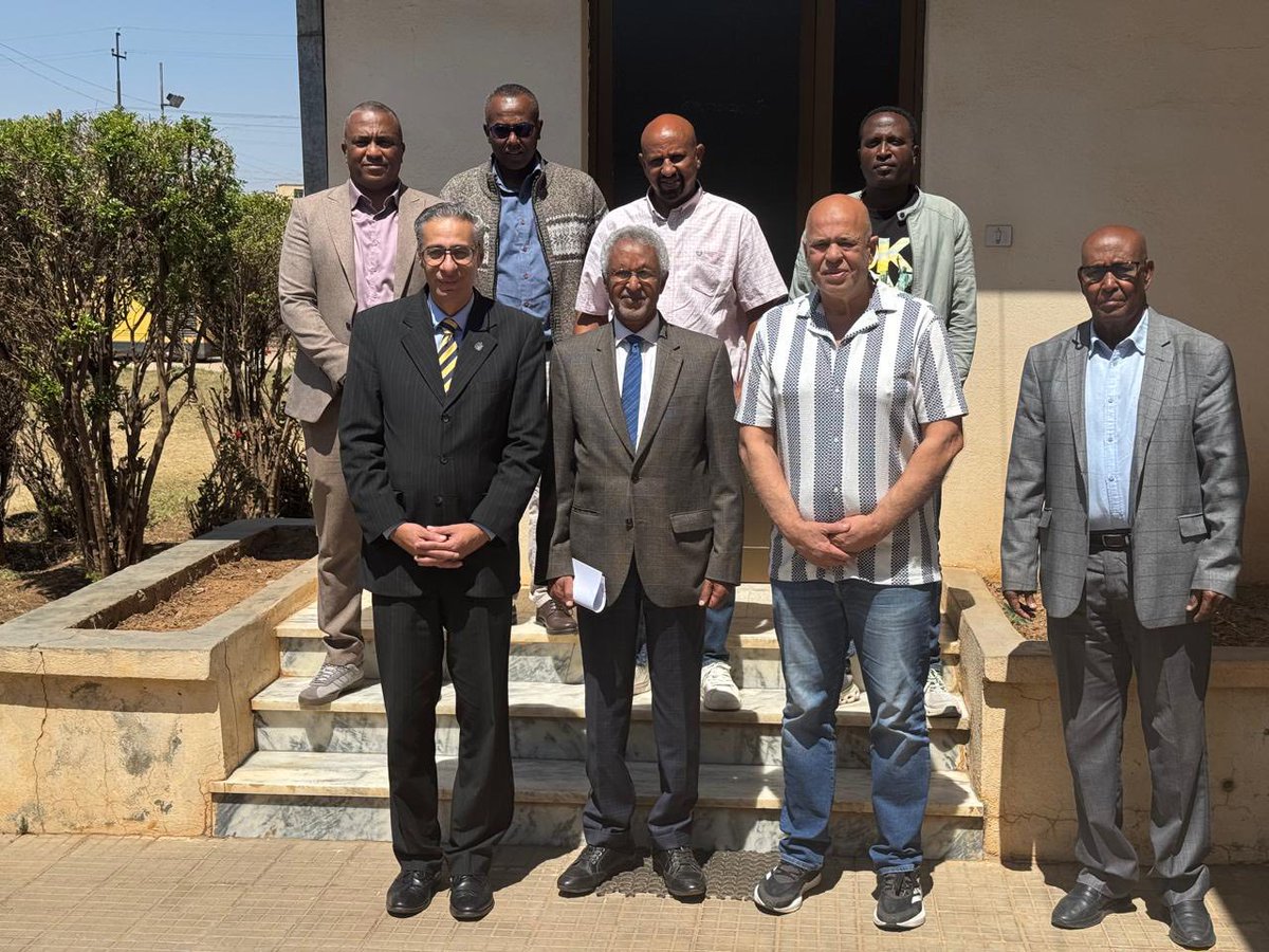 EAPD_Egypt's tweet photo. EAPD is proud to dispatch one of the best Egyptian football Coaches. Coach/ Hisham Yakan, to coach the Eritrean national Football team.
Reflecting commitment to strengthen deep rooted relations between Arab republic of Egypt and the state of Eritrea
#DEVELOPMENT_DIPLOMACY_AFRICA https://t.co/13FwGGRtmb