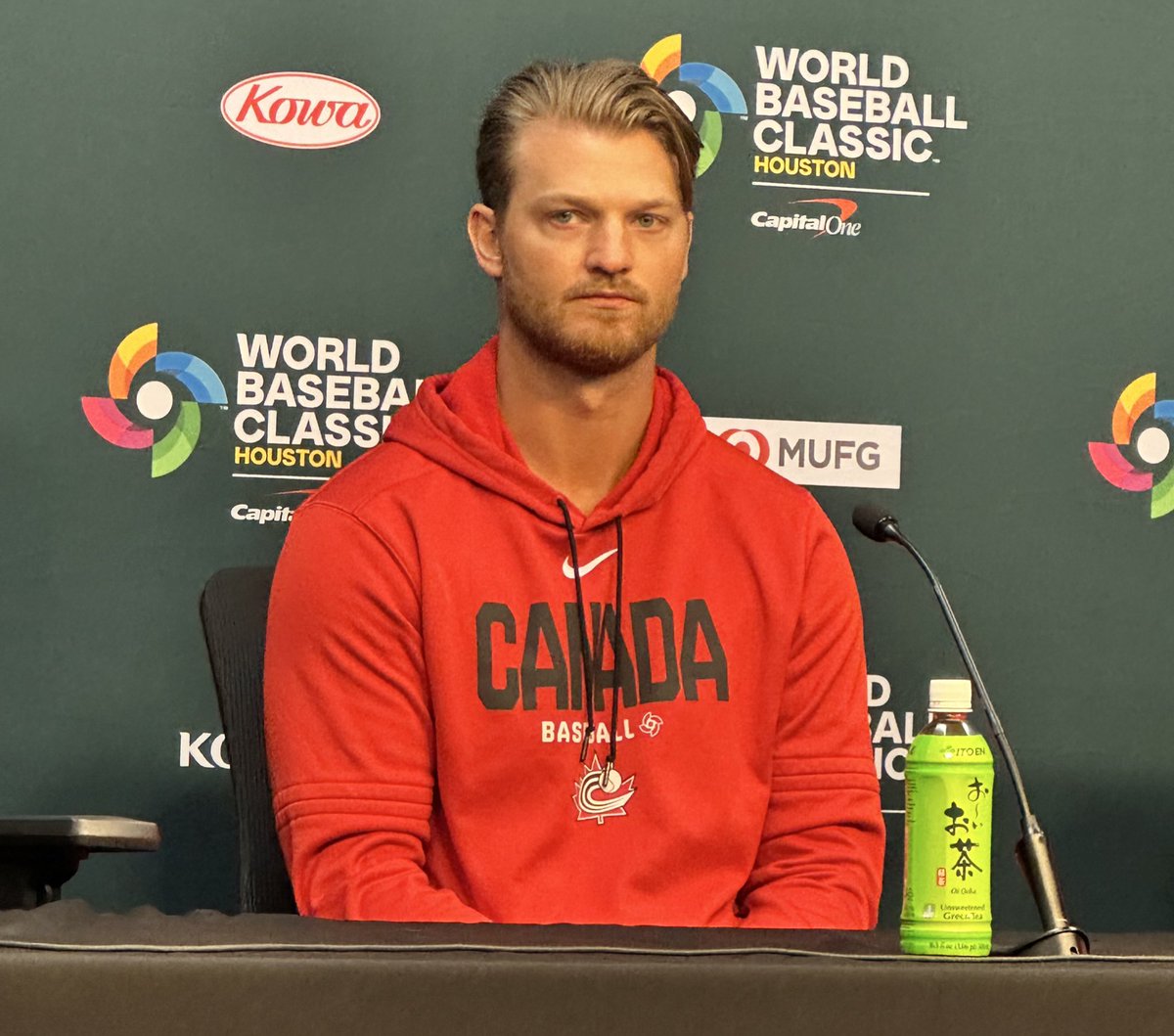 Michael Soroka was 8 years old when Canada recorded their lone #WorldBaseballClassic win over the US in 2006:

“I remember the highlights that they play every year at the <a href="/baseballcanada/">Baseball Canada 🇨🇦⚾️</a> banquet. I get to see those over and over again, and they never get old.”