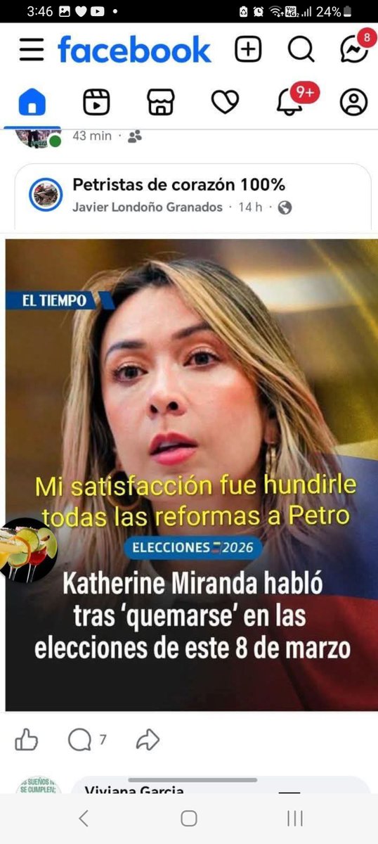 La satisfacción de esta oportunista fue hundirle todas las Reformas al presidente Gustavo Petro 

Ahora el pueblo la castigó en las urnas ya no volveremos a escuchar sus graznidos destemplados de esta oportunista.