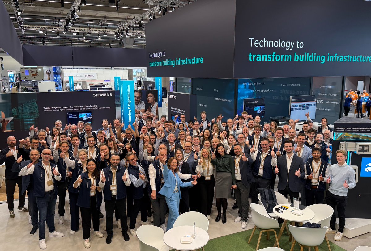 SiemensInfra's tweet image. #LB26 is a wrap.
Thanks to everyone visiting our booth to explore the future of building infrastructure.

From smart to #AutonomousBuildings, we showcased how #IndustrialAI &amp;amp; smart electrification create adaptive, high-performing spaces that improve safety, comfort, &amp;amp; efficiency.