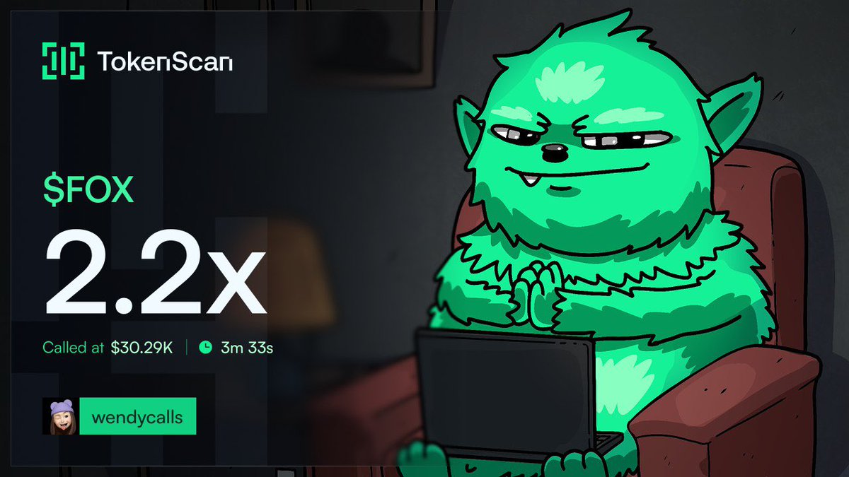 Norajackson212's tweet photo. 2.2X up from my call on $FOX
Ca:
GftezzfiS97GZRiSek5WTt3Yux9aoZGtgFysstPwpump

#FarrhanaBhatt #Solana https://t.co/13ri4BbygJ