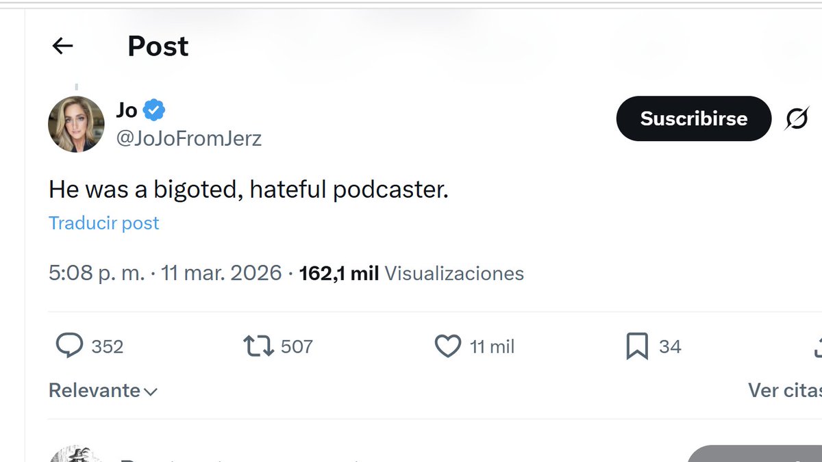 Si Twitter hubiera existido para los 40, y los discursos de Evita y su pensamiento se hubiesen divulgado, les aseguro que TODO el progerio habría festejado la muerte de ella de la misma forma que con Charlie Kirk, incluso peor, comentarios despectivos tipo "Era una comediante".