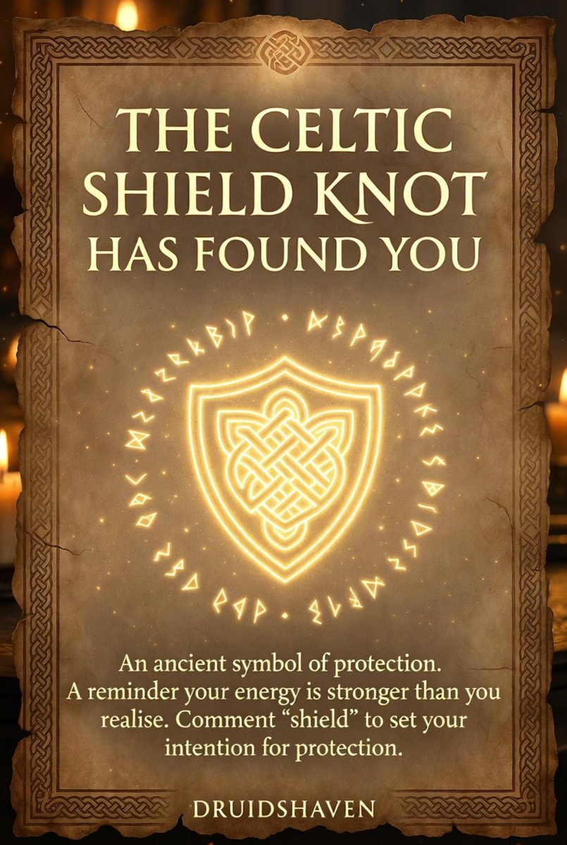 The Celtic Shield Knot has found you. An ancient symbol of protection ...