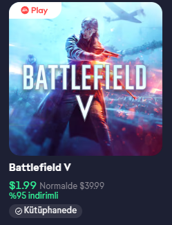 AlperenBulut46's tweet photo. Battlefield oyunları Ea uygulaması üzerinden güzel indirime girmiş kaçırmayın derim https://t.co/DU4yDCaSM9