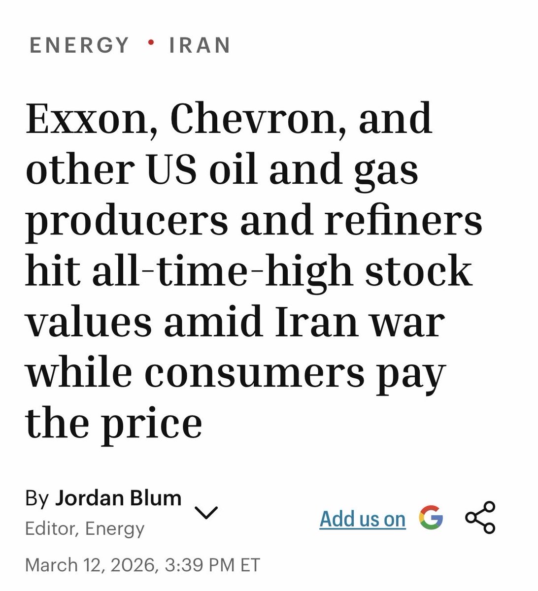 You might be struggling, but oil companies are doing better than ever on the stock market.