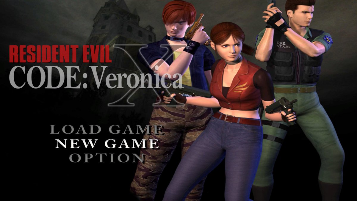 since ive been playing through the games in the series ive missed im starting Code Veronica for the first time and for a minute i rly thought the dude on the left was a beautiful butch woman . sad.