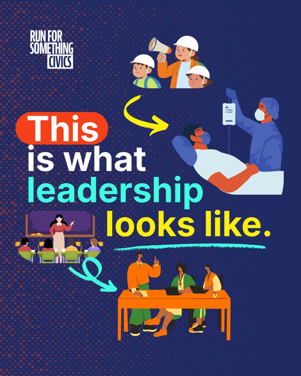 Run for Something Civics tweet media