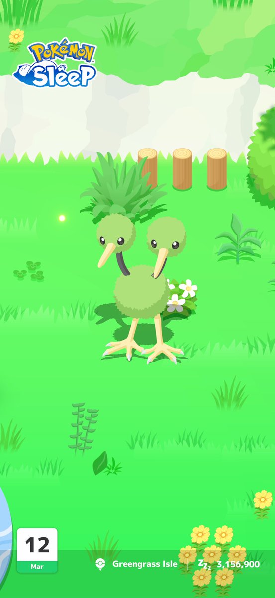 first shiny on pokemon sleep! ✨🍃