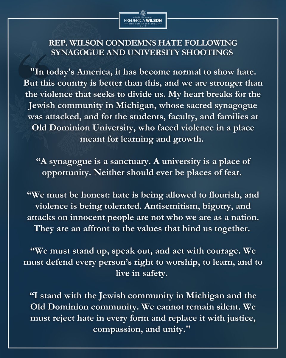 Rep. Frederica Wilson tweet media