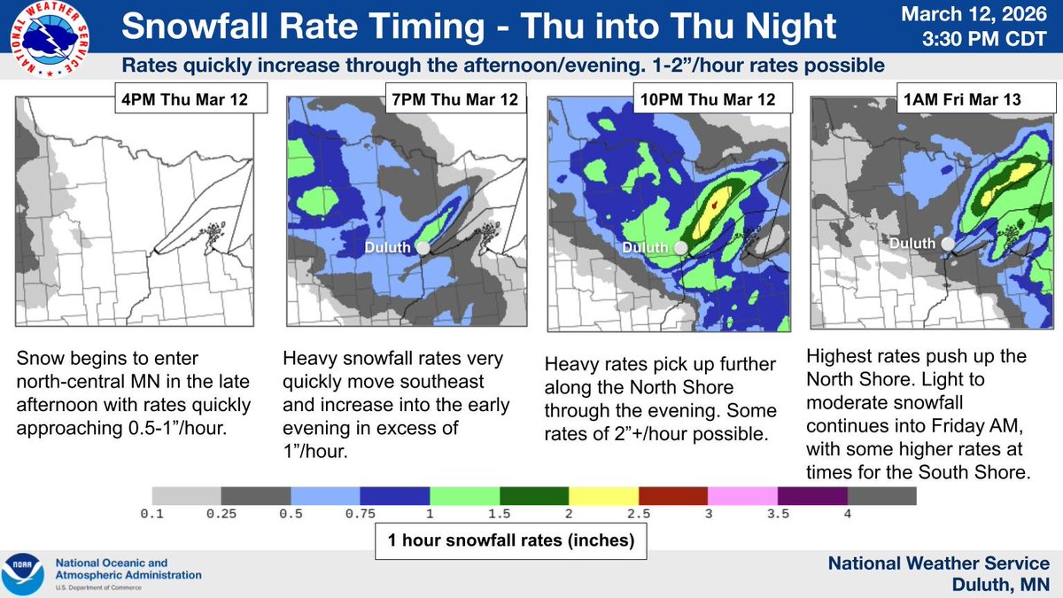 One major concern this evening into tonight will be heavy snowfall ...