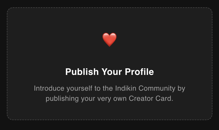 Publish Your Profile Mate