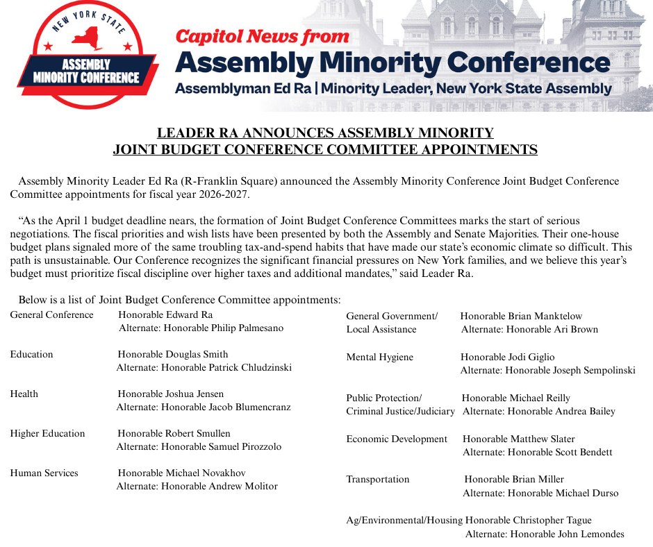 NYS Assembly GOP tweet media