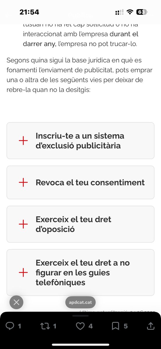 Autoritat Catalana de Protecció de Dades tweet media