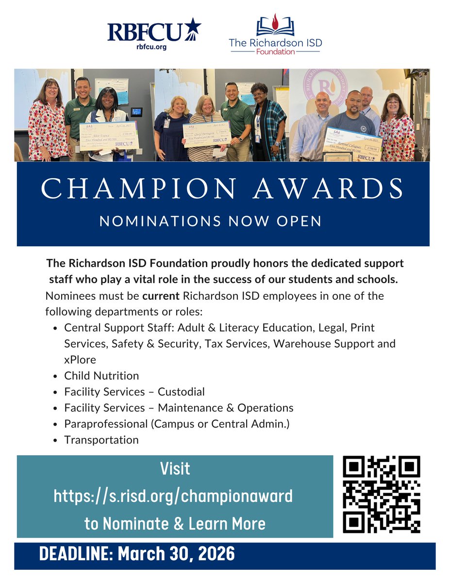 The Richardson ISD Foundation tweet media