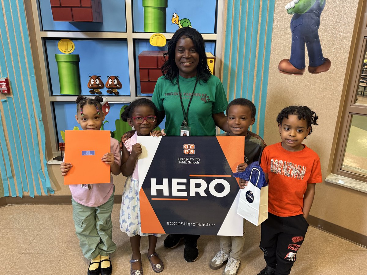 OCPS_R2Succeed's tweet photo. Mrs. Jones is a motivator & school culture cheerleader. With a bright smile, she coordinates events & activities drawing the school together as a big family. She brings the fun factor to her PE classs & students enjoy attending. That is why she is our #OCPSHeroTeacher #impactCDL https://t.co/mWaGiufeal