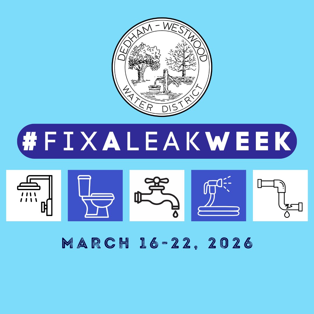 It’s #FixALeakWeek! This week, we will be sharing a series of informational posts about the most common household leaks we see here at the district. Remember, drips and drops can add up to a lot! 🚿💧🚽💦