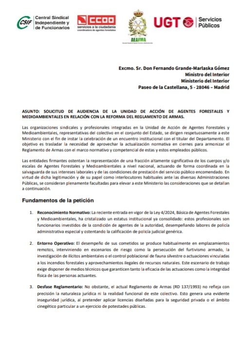 UGT_SP Agentes Forestales y Medioambientales tweet media