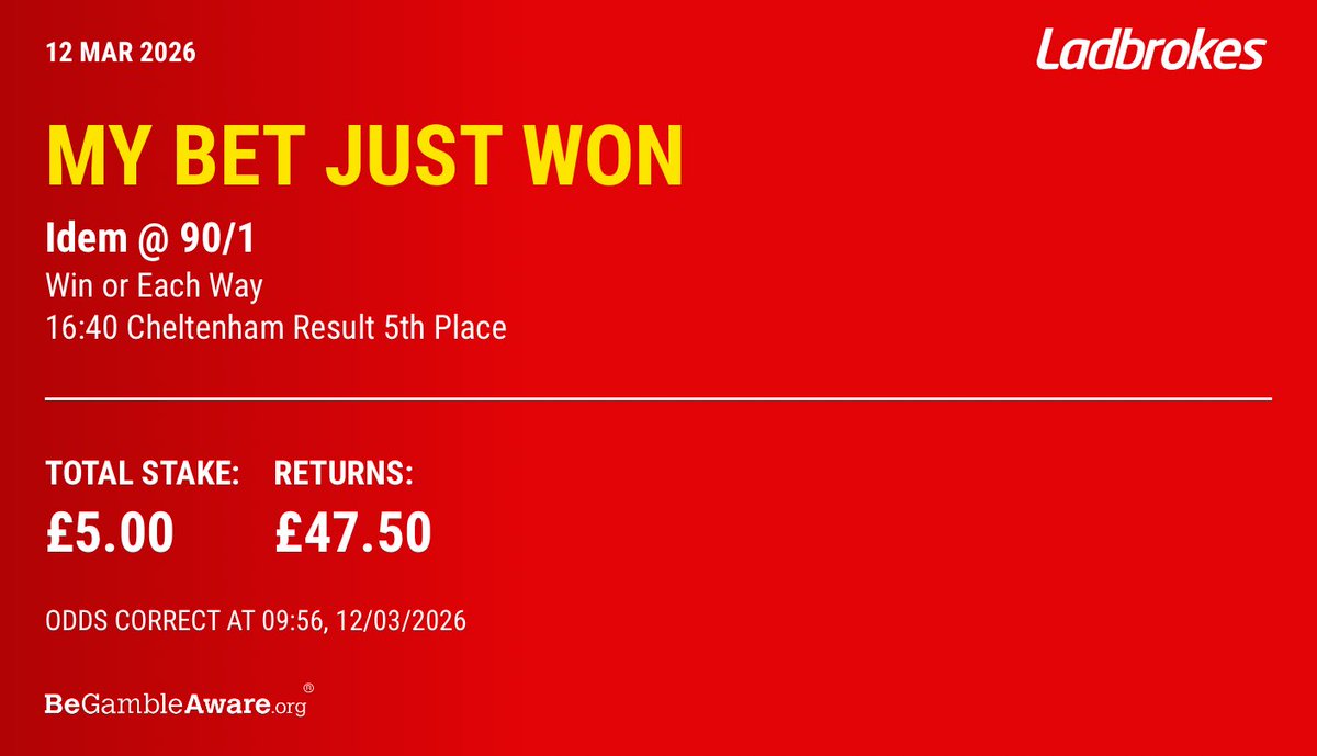 tanmangers1's tweet photo. @racingblogger Not a bad day at all https://t.co/5G7YpI6zBG