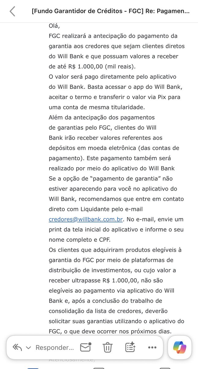 mvkonzen's tweet photo. @investvix @luigiwis @fgc_br Questionei hoje (12/03) por e-mail e a resposta veio igual a do site https://t.co/PYElfdl1Qx