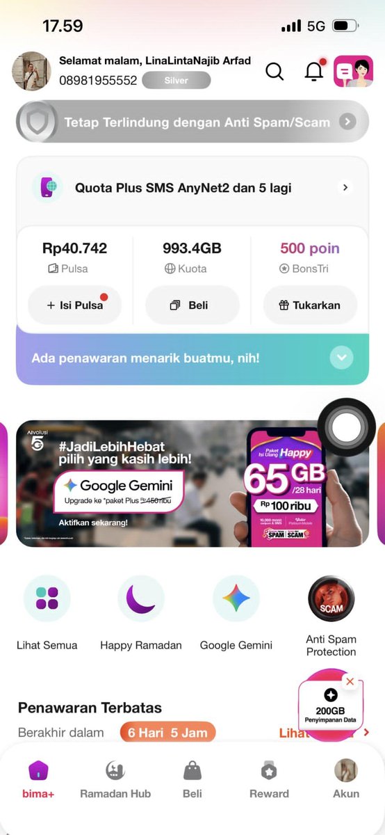 Najib tweet media
