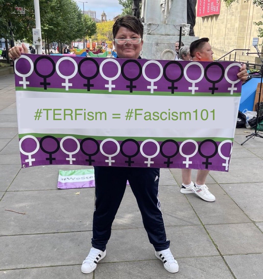 EqtNet's tweet photo. @BadWritingTakes ✔️ #TERFism = #Fascism101 🤢 https://t.co/2M9W4Bel6y