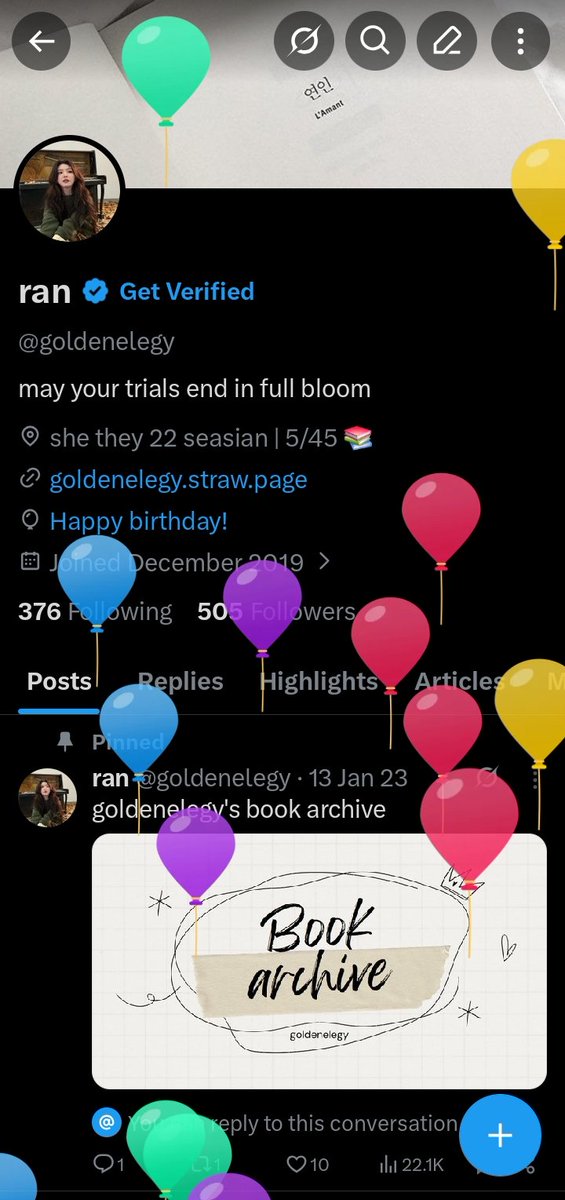 i got balloons hehe <3
