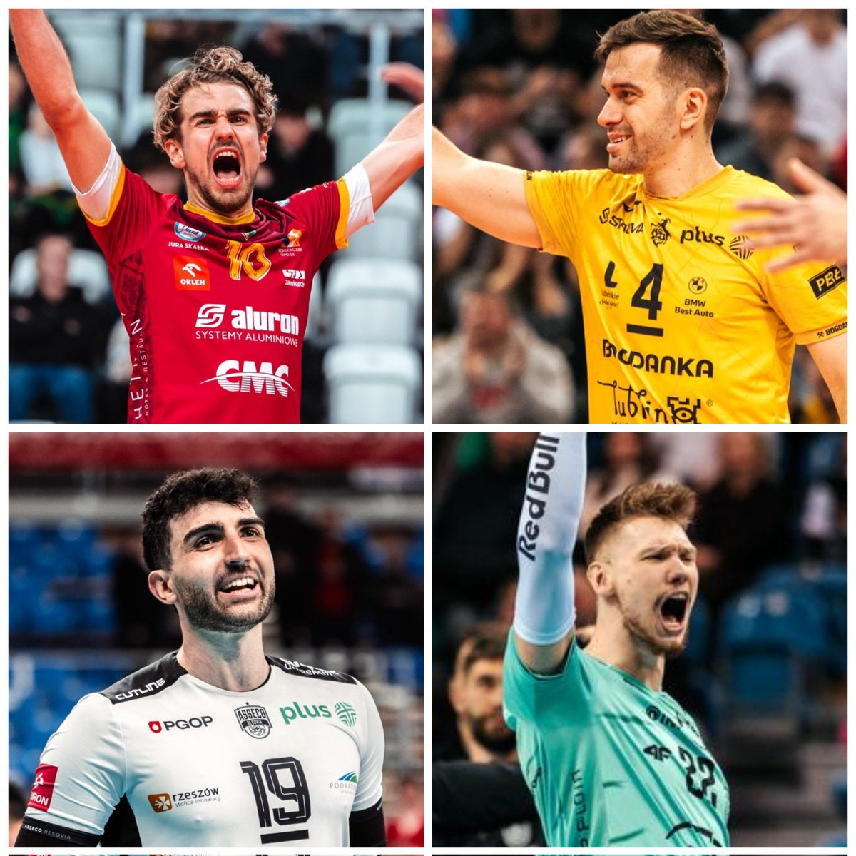 Jakub110Jakub's tweet photo. ❗️ Po raz pierwszy w historii, aż cztery polskie zespoły zagrają w ćwierćfinale siatkarskiej Ligi Mistrzów:

      ✅️: Asseco Resovia Rzeszów 
      ✅️: Bogdanka LUK Lublin 
      ✅️: PGE Projekt Warszawa 
      ✅️: Aluron CMC Warta Zawiercie 

ŚWIETNA ROBOTA, OBY TERAZ Z TRZEMA NASZYMI ZESPOŁAMI W FINAL FOUR LIGI MISTRZÓW❗️

Foto: @KLukawski 
#CLVolleyM